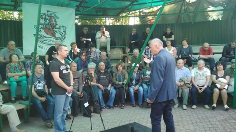 У Гомелі адбылася сустрэча з Мікалаем Статкевічам